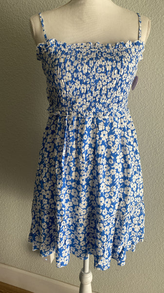 Blue daisies dress