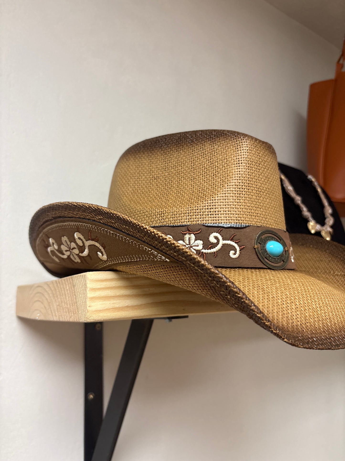Western embroidered cowboy hat