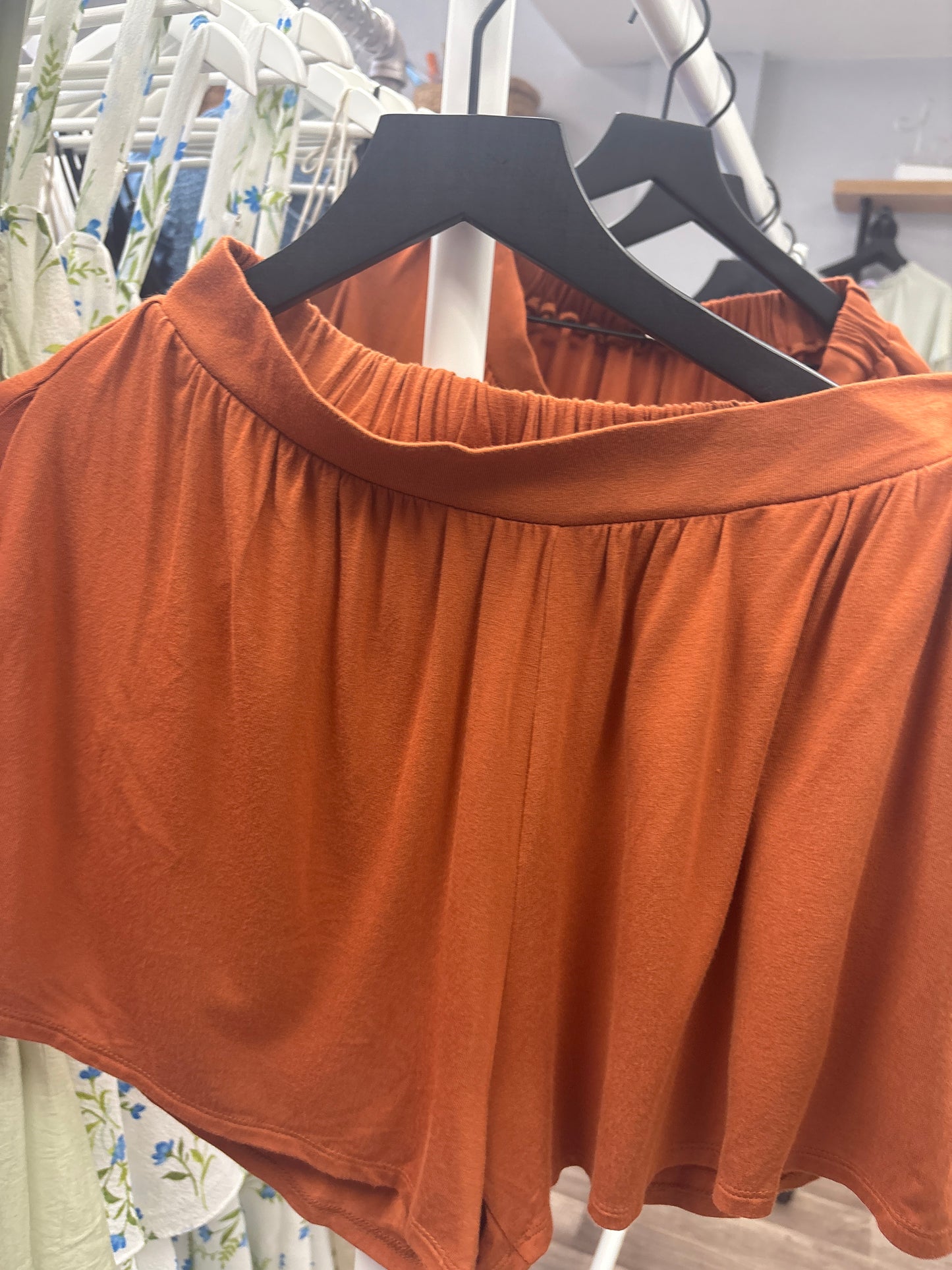 Terracotta spring shorts