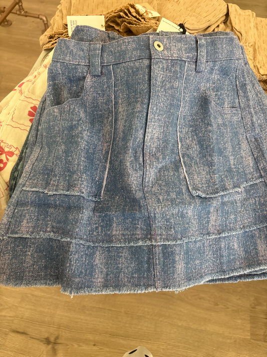 Lilac  mini skirt