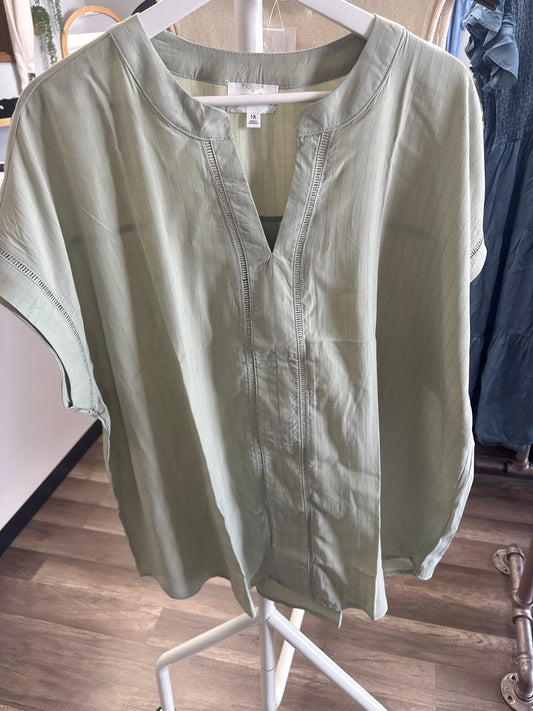 Plus Sage top