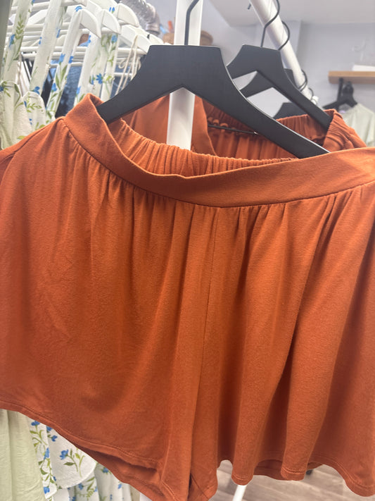 Terracotta spring shorts
